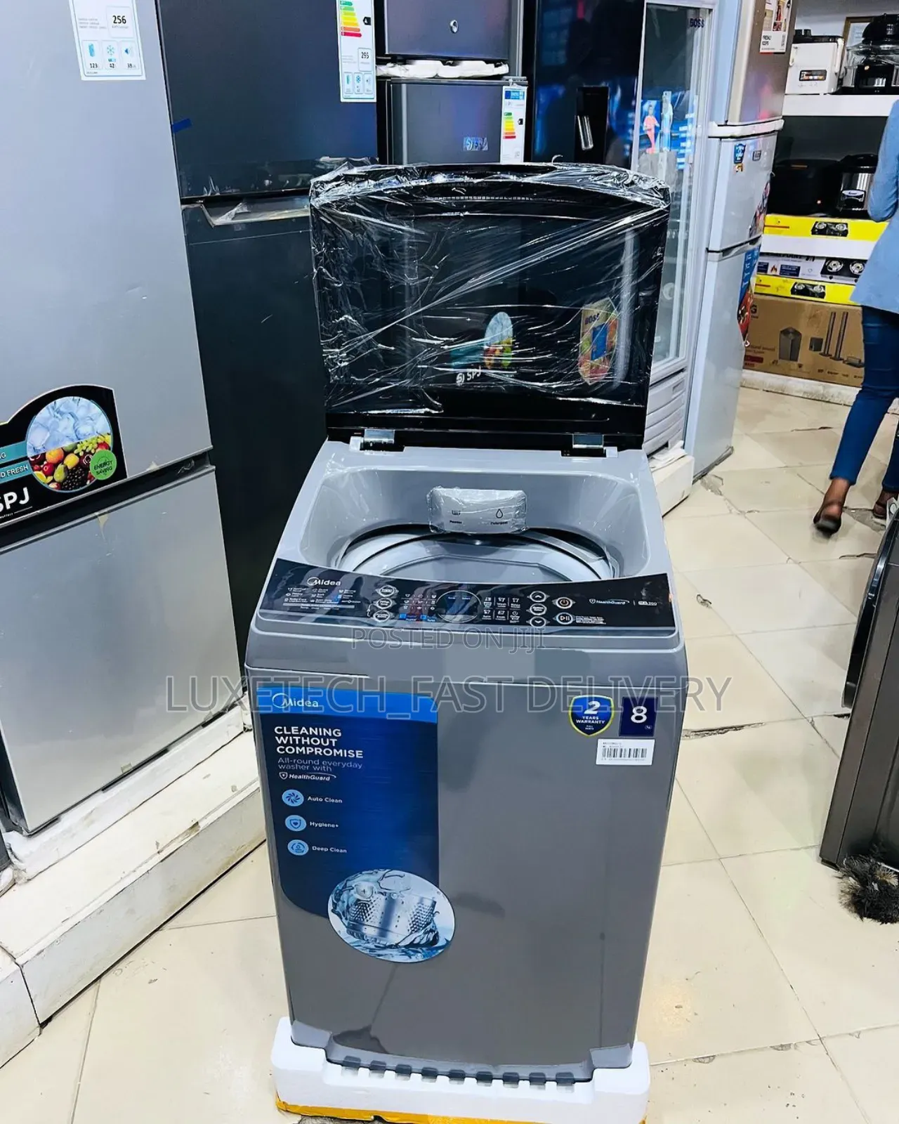 Midea Washing Machine 8kg Fully Automatic Top Load