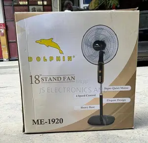 Dolphin Stand Fan Size 18 Ni Imara Sana Pia Inatumia Umeme
