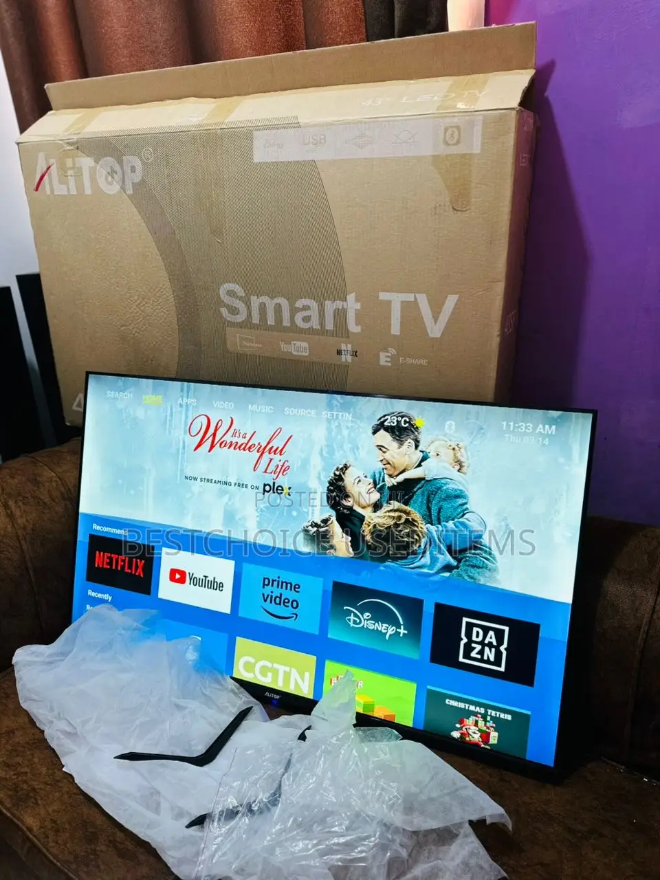 Altop Smart TV // 43inches // Full Box //