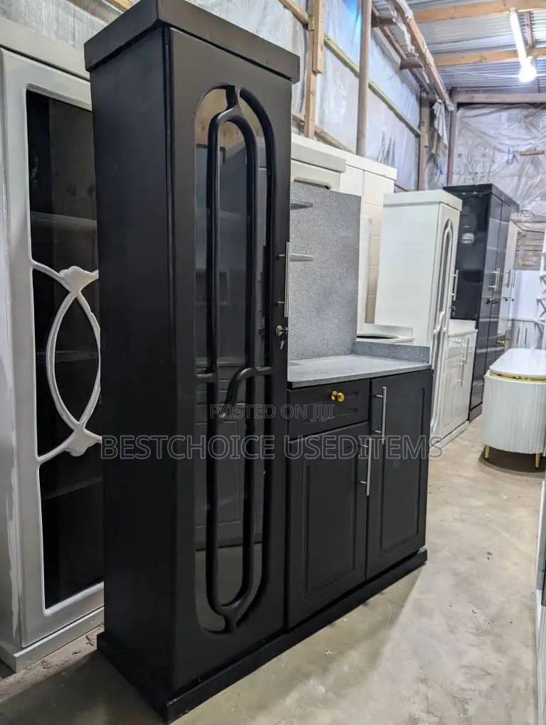 Kitchen Cabinet Mpya Rangi Mbili Na Zina Kabati
