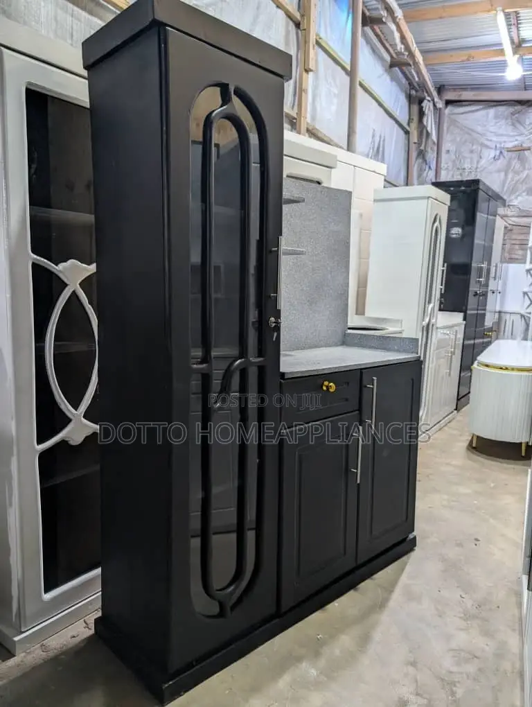 Kitchen Cabinet Mpya Rangi Mbili Na Zina Kabati