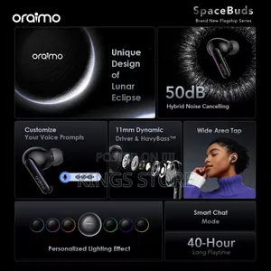 Oraimo Spacebuds Hybrid ANC True Wireless Earbuds