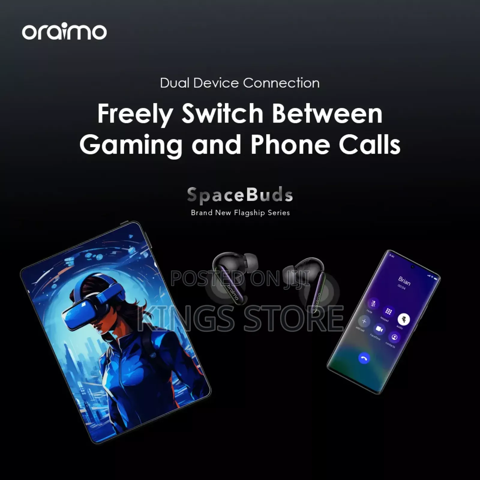 Oraimo Spacebuds Hybrid ANC True Wireless Earbuds