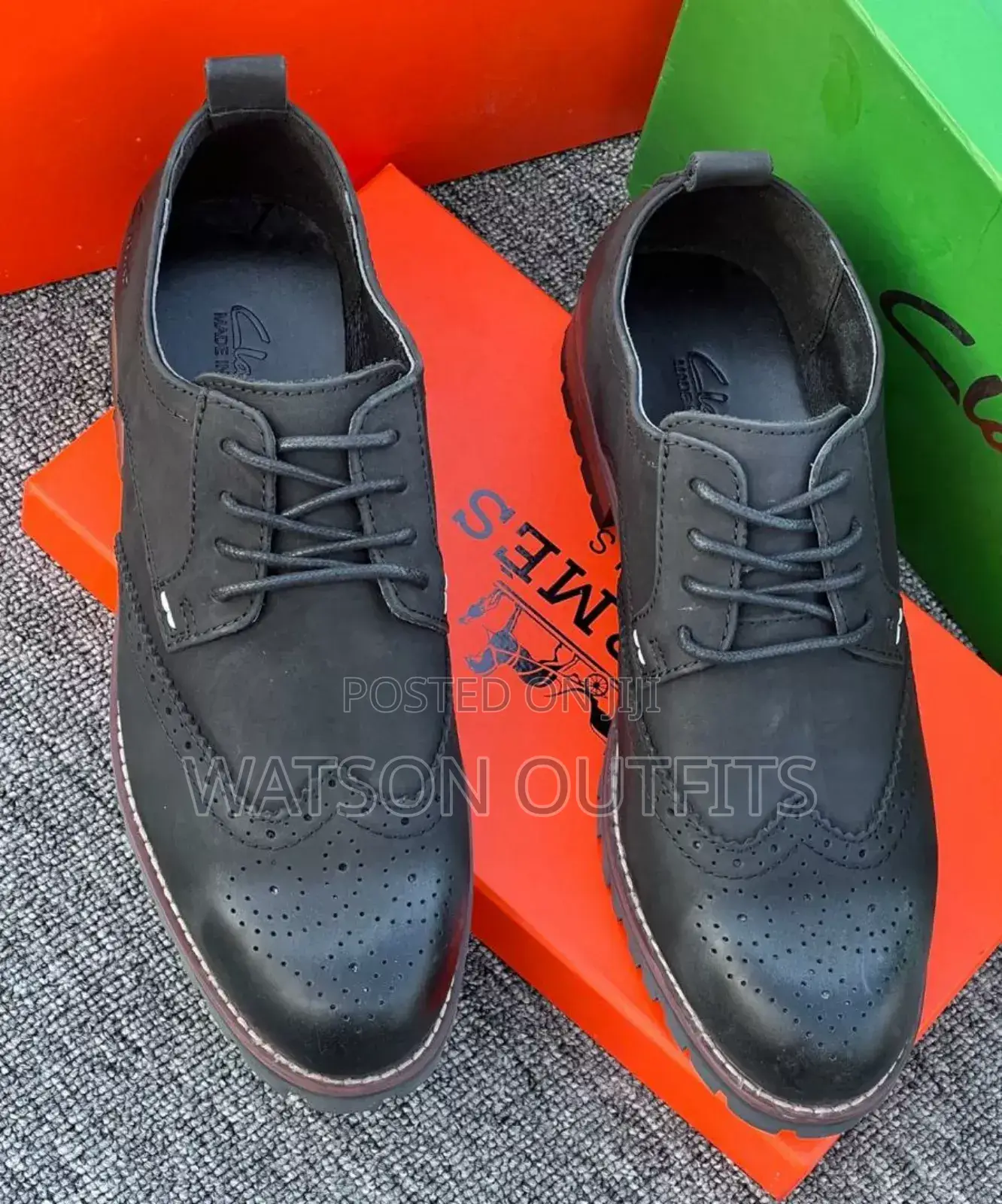 Viatu Vya Ngozi Vya Clarks