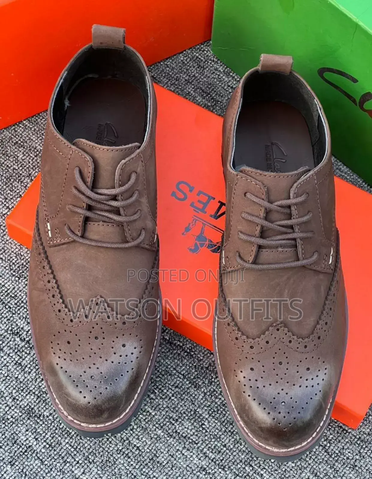 Viatu Vya Ngozi Vya Clarks
