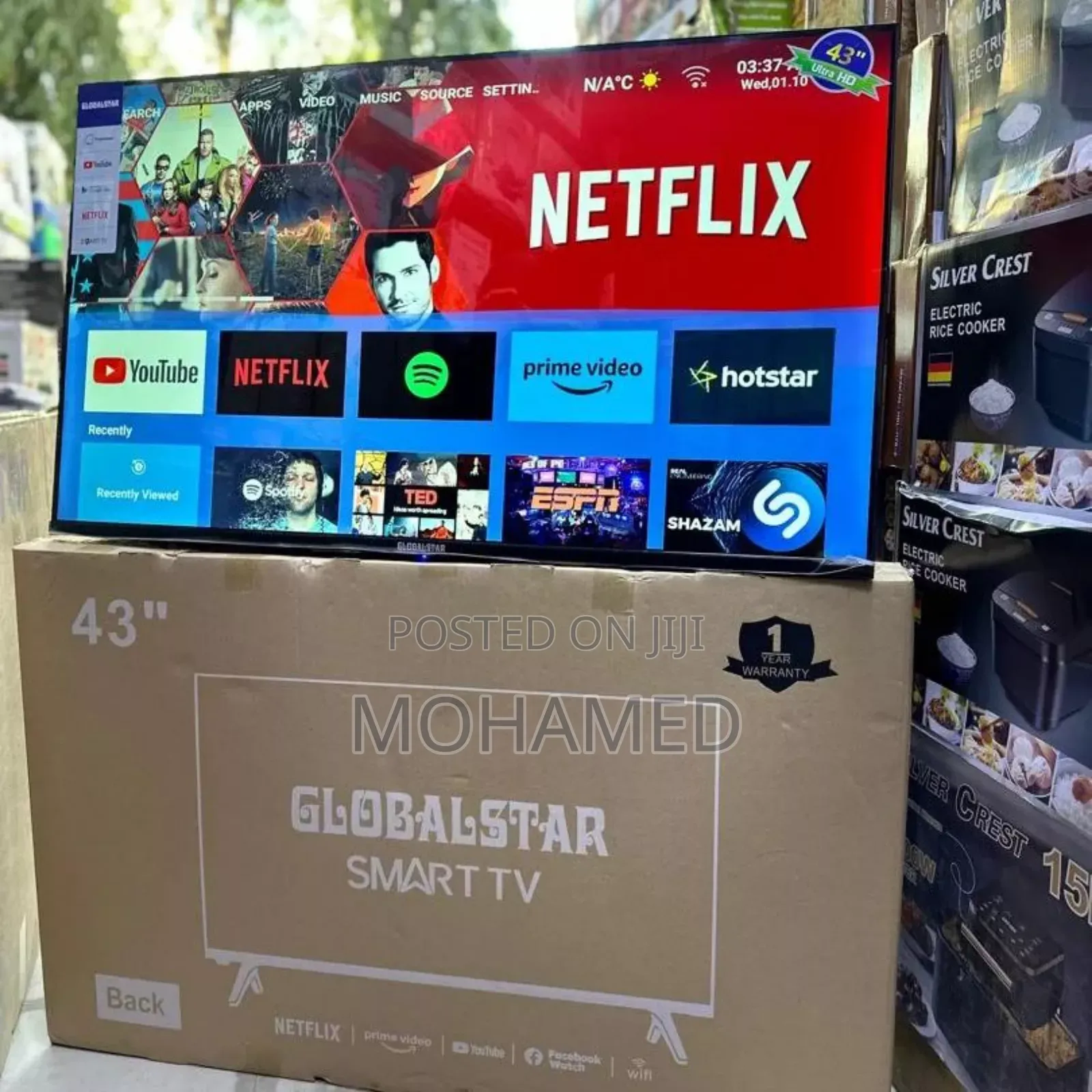 Globalstar Smart Tv Inch 43