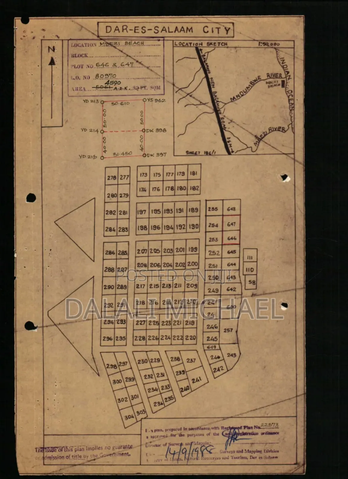 Secondly Beach Plot for Sale