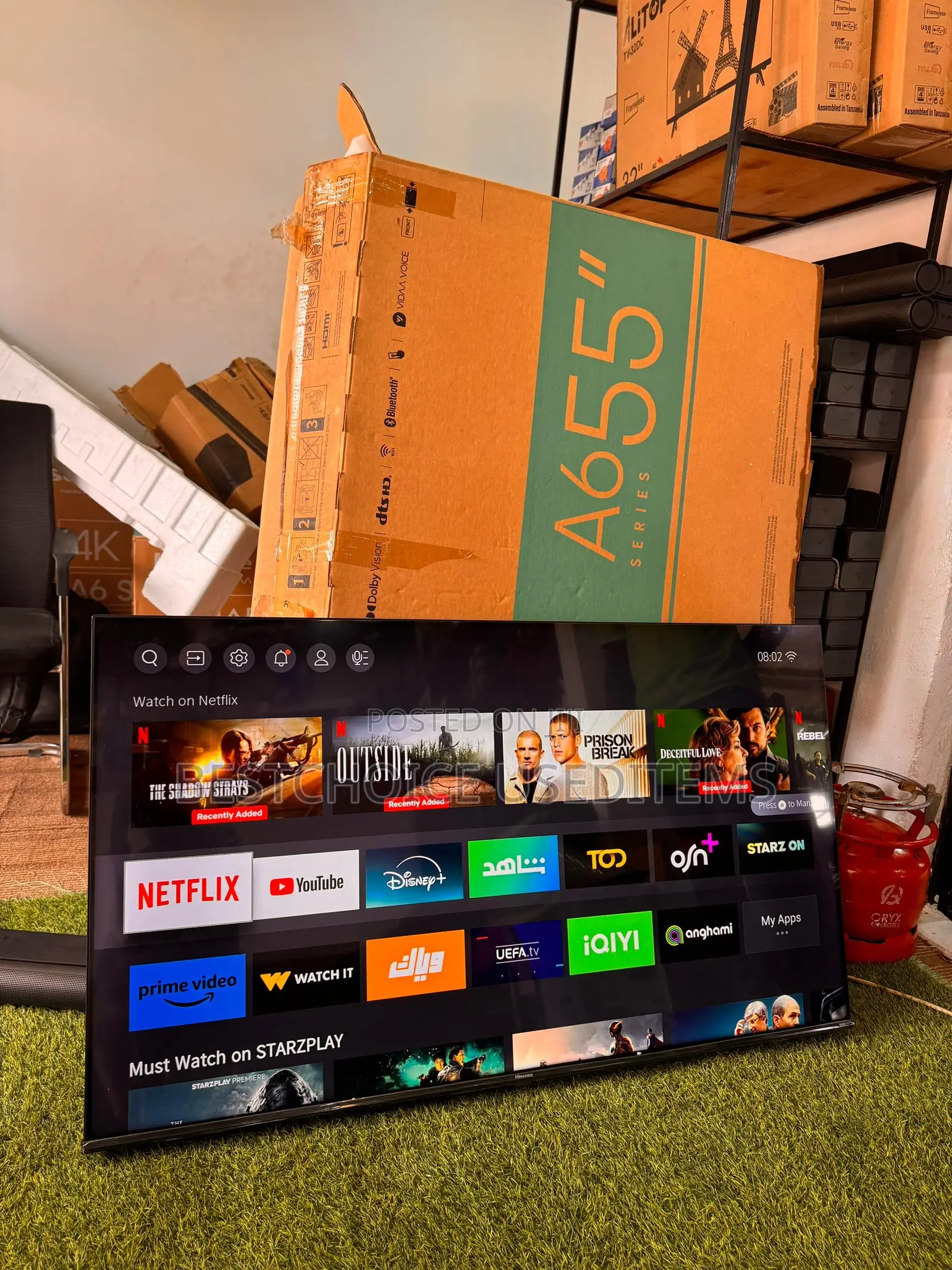 Hesense Tv Inch 65 Fully Box Nzurii Sana Mpyaa Sana