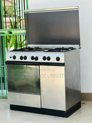 Indesit Cooker -4 Plates Gas -2 Plates Umeme -Oven Umeme
