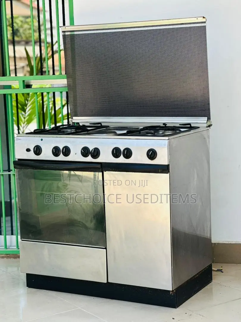 Indesit Cooker -4 Plates Gas -2 Plates Umeme -Oven Umeme