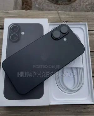 New Apple iPhone 16 128 GB Black
