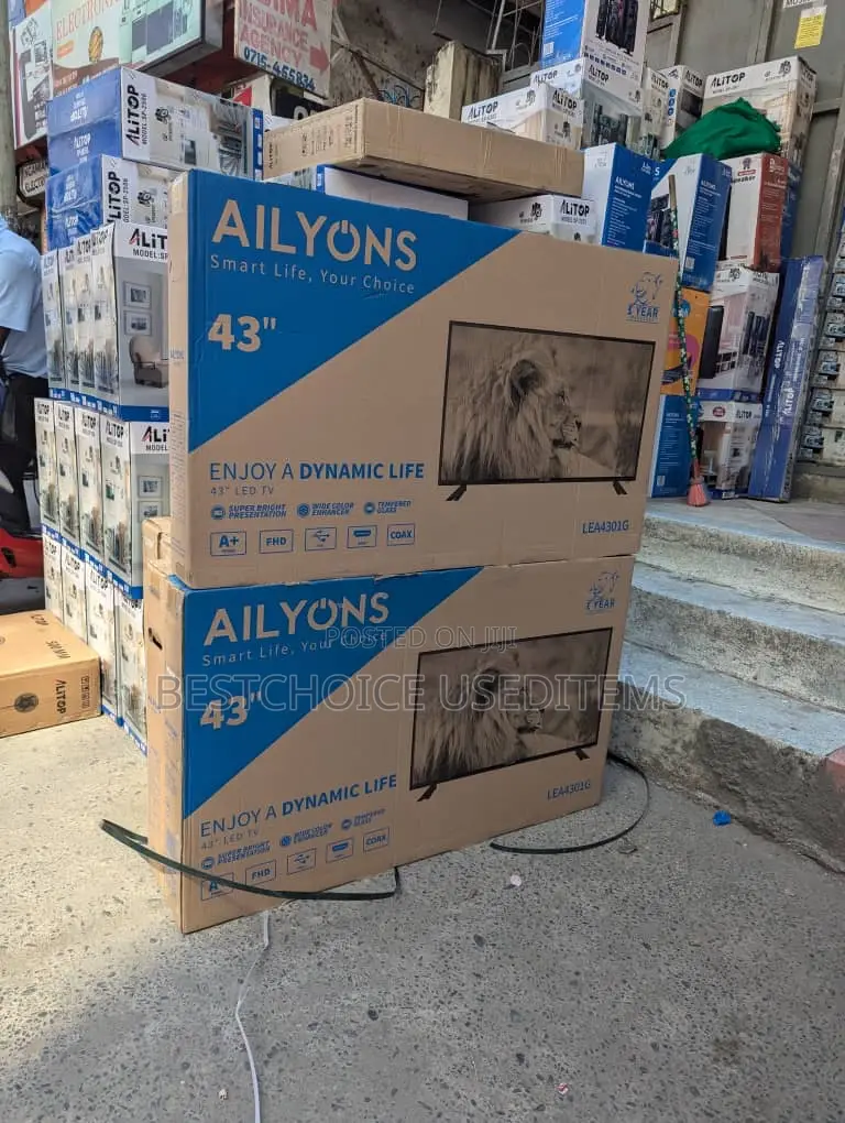 Alyos Tv Inch 43 Delivery Malipo Baadaya Kupkkea Mzigo