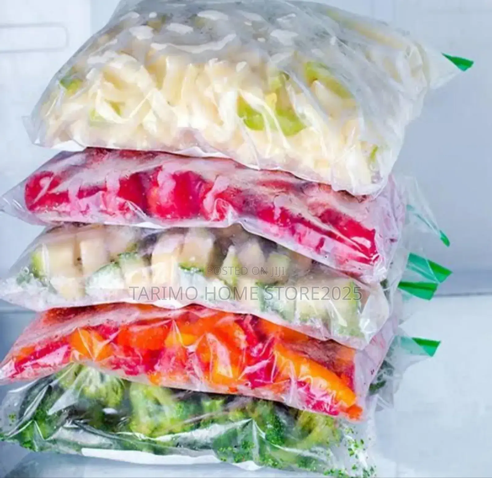 *Zipper Bag 40pcs Mifuko Ya Kuhifadhia Chakula Katika Friji