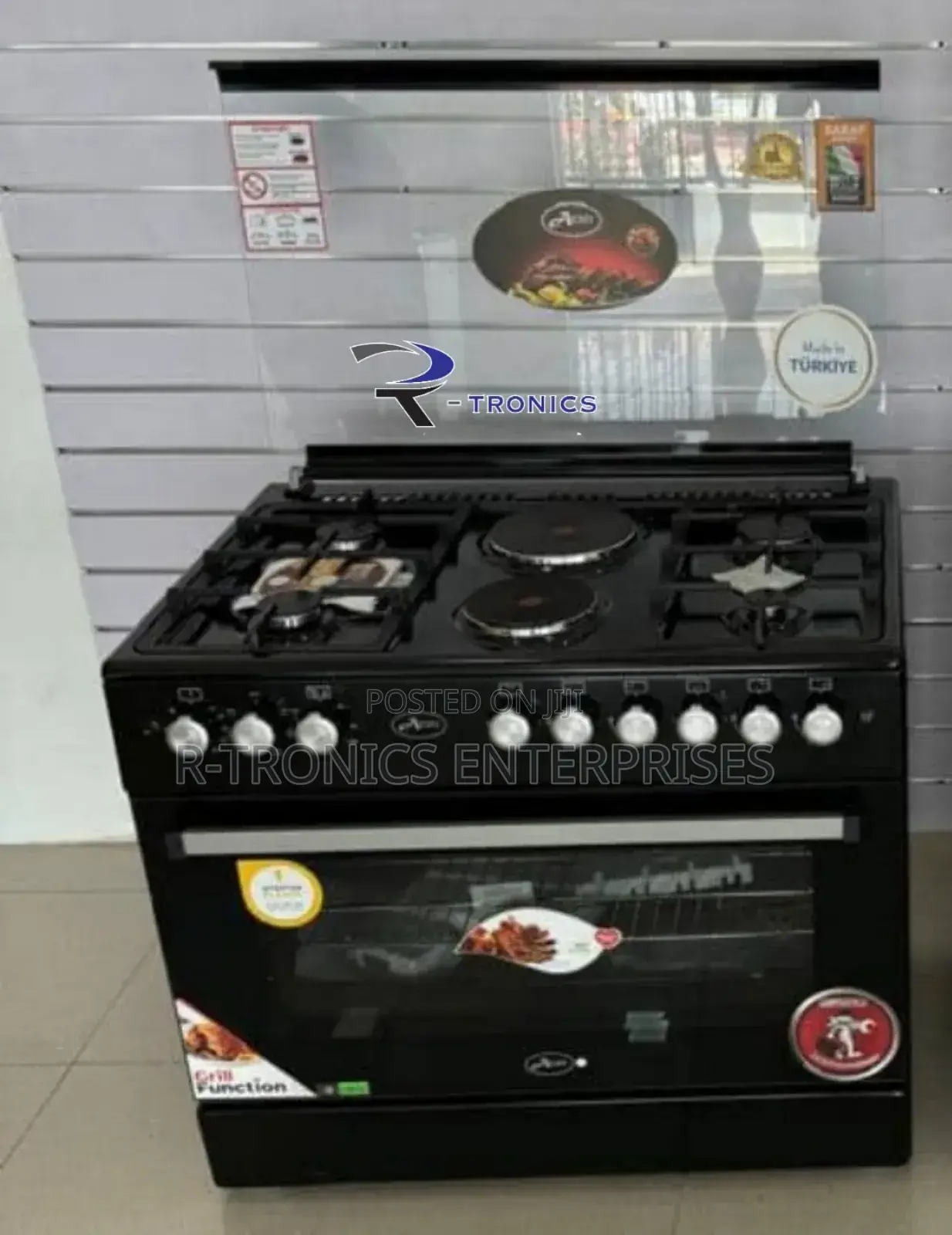 90x60 Freestanding Gas Cooker (4gas+2electric)