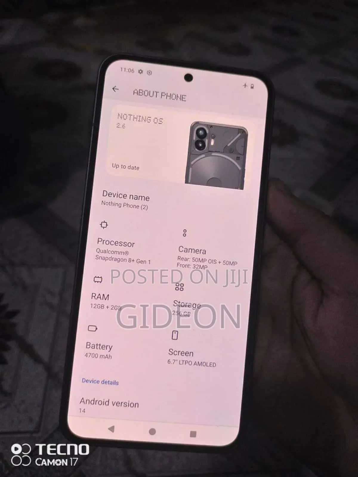 Nothing Phone 2 256 GB Gray