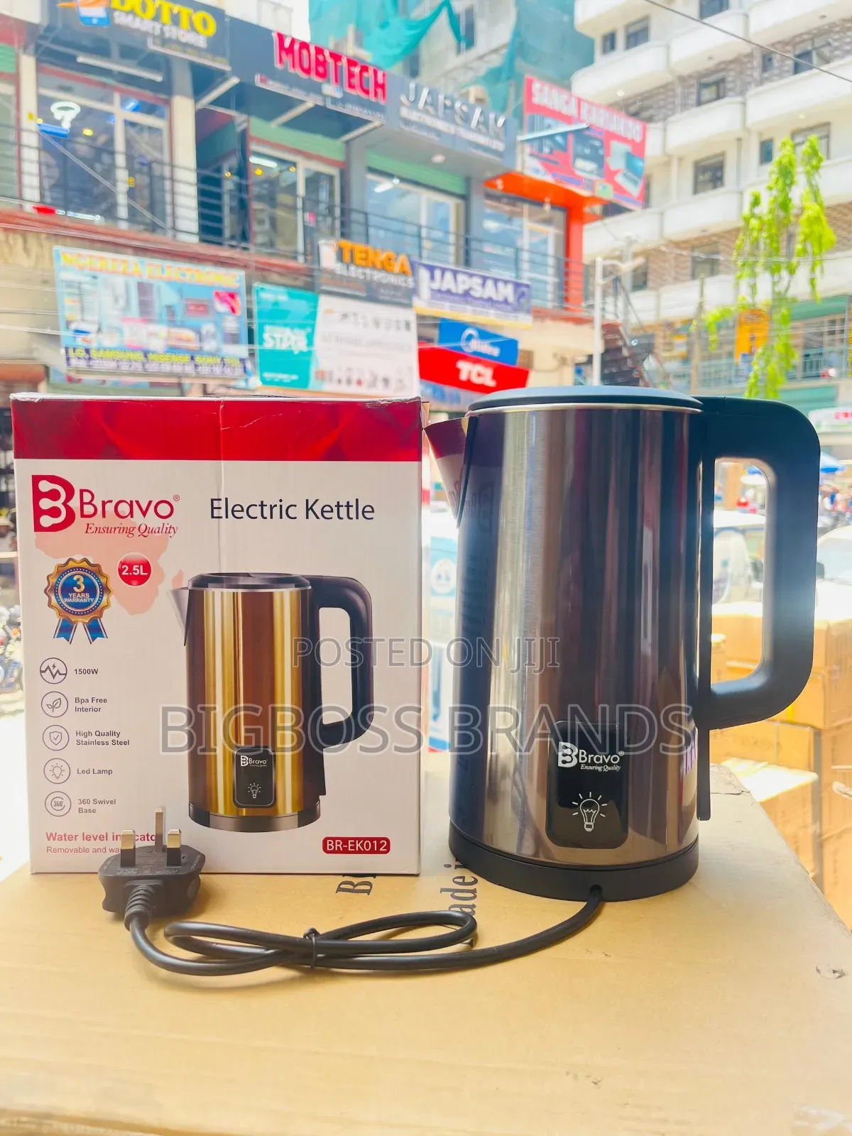 Bravo Kettle 2.5L Br-Ek012