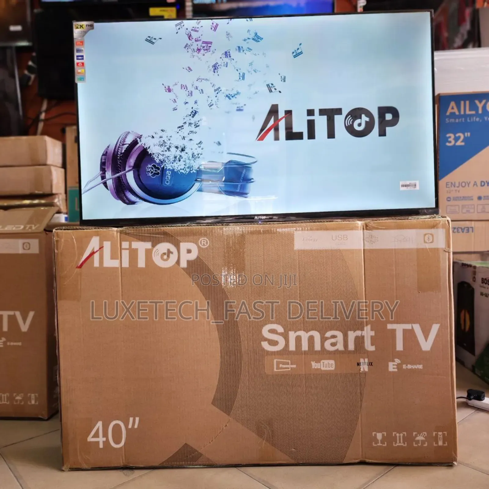 Alitop 40 Inches Smart Tv