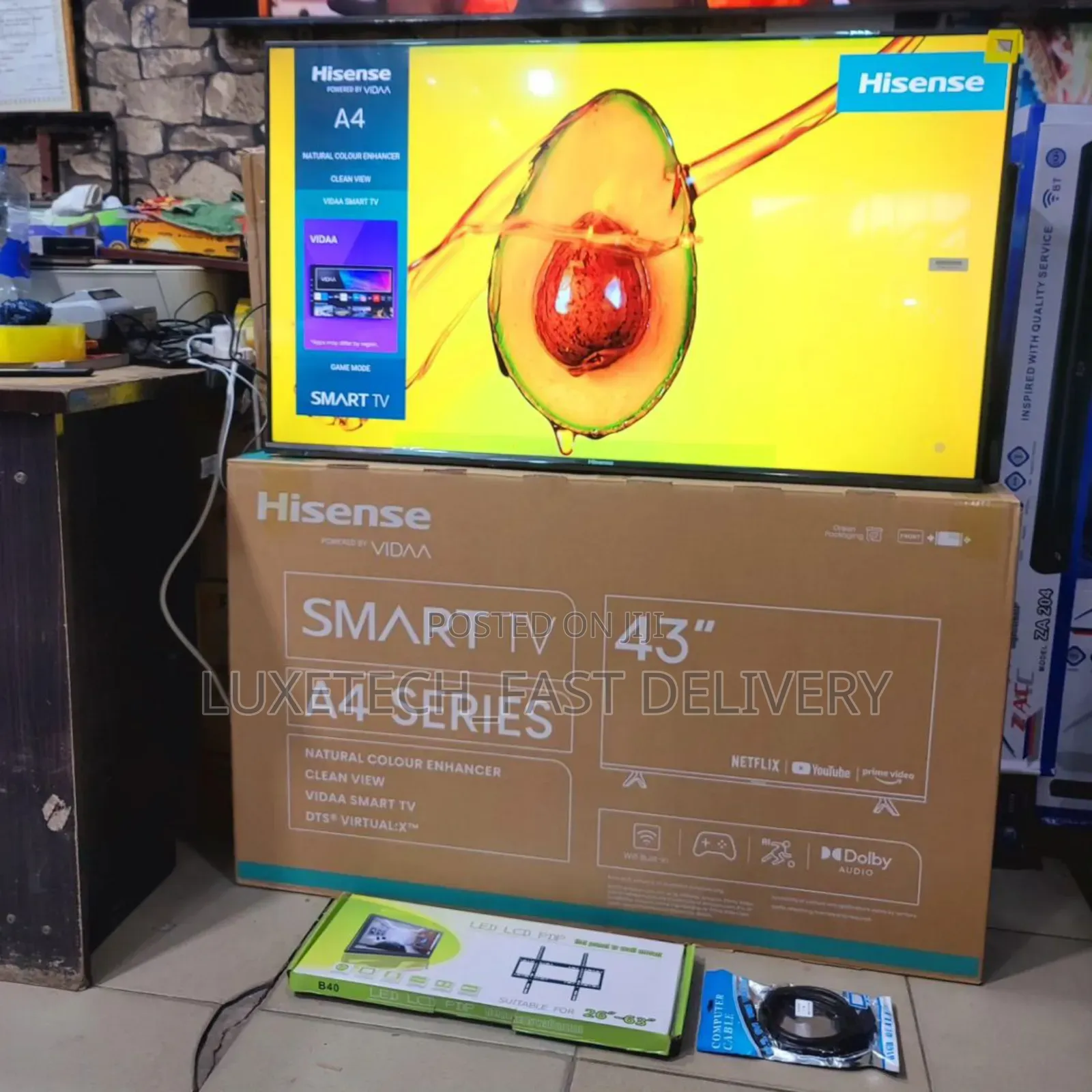 Hisense 43" Smart Tv Original