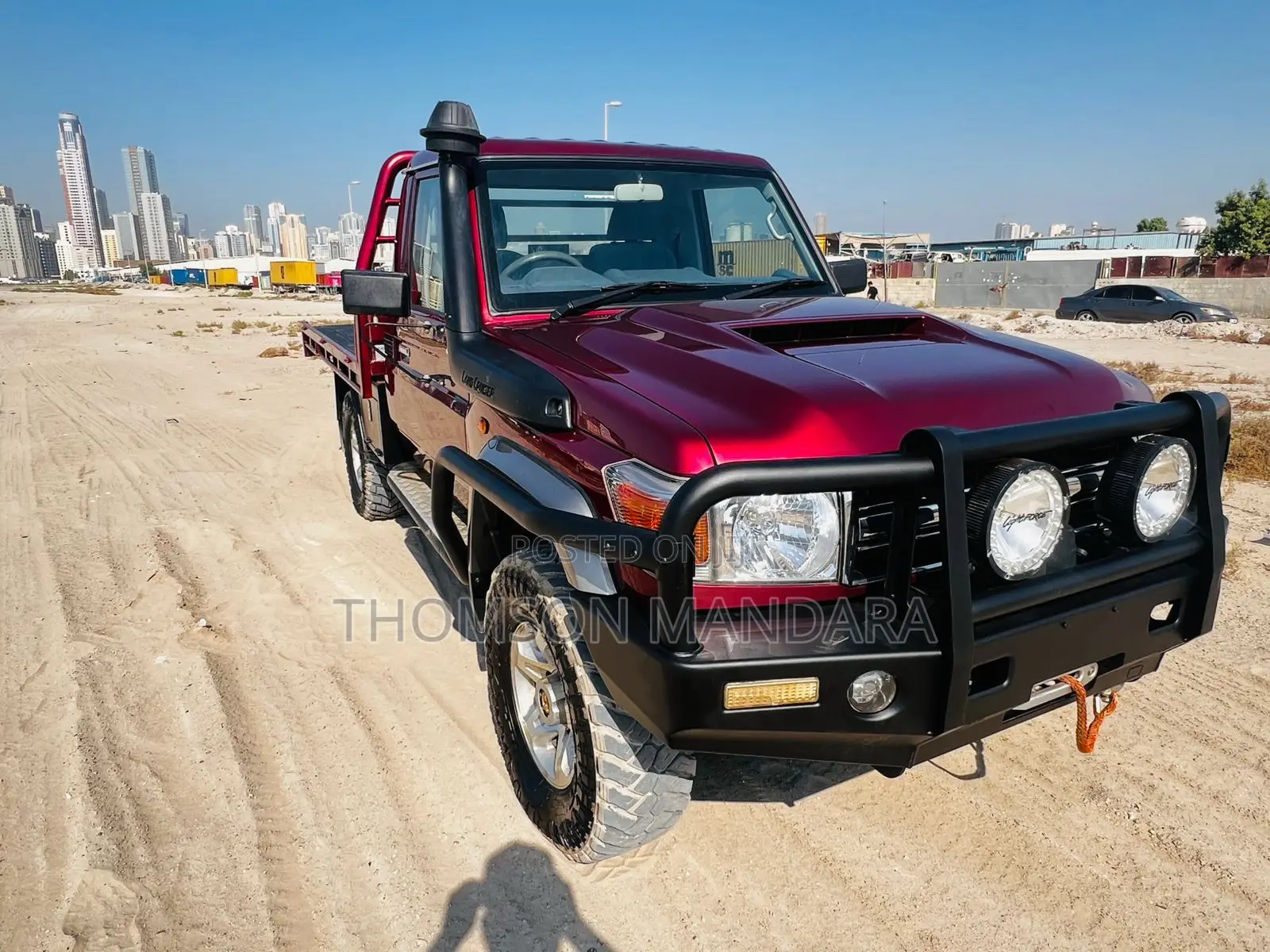Toyota Land Cruiser 2017 Burgundy