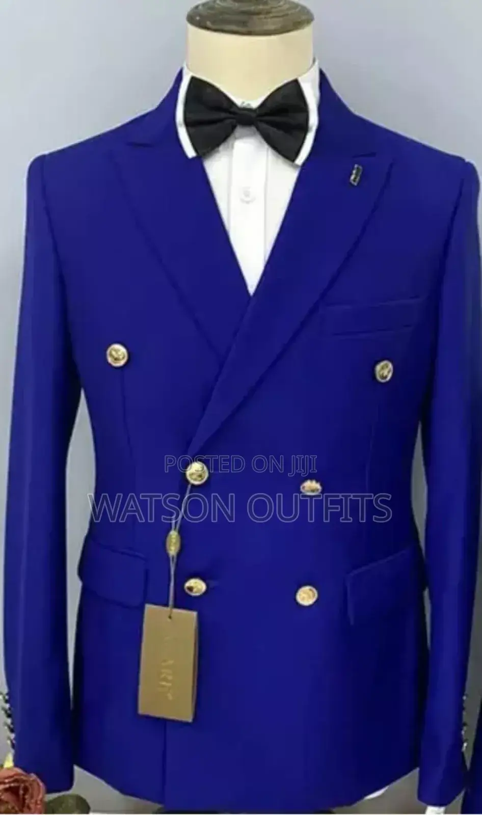 Men Suit Two Piece Six Button