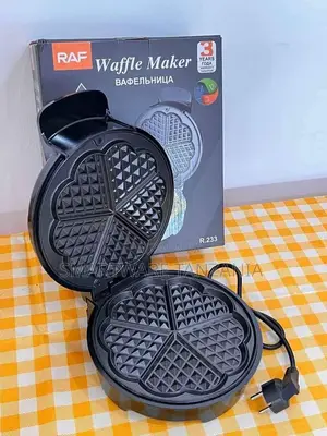 Waffle Maker – 5 Slice Heart Shaped Non-stick Electric Iron