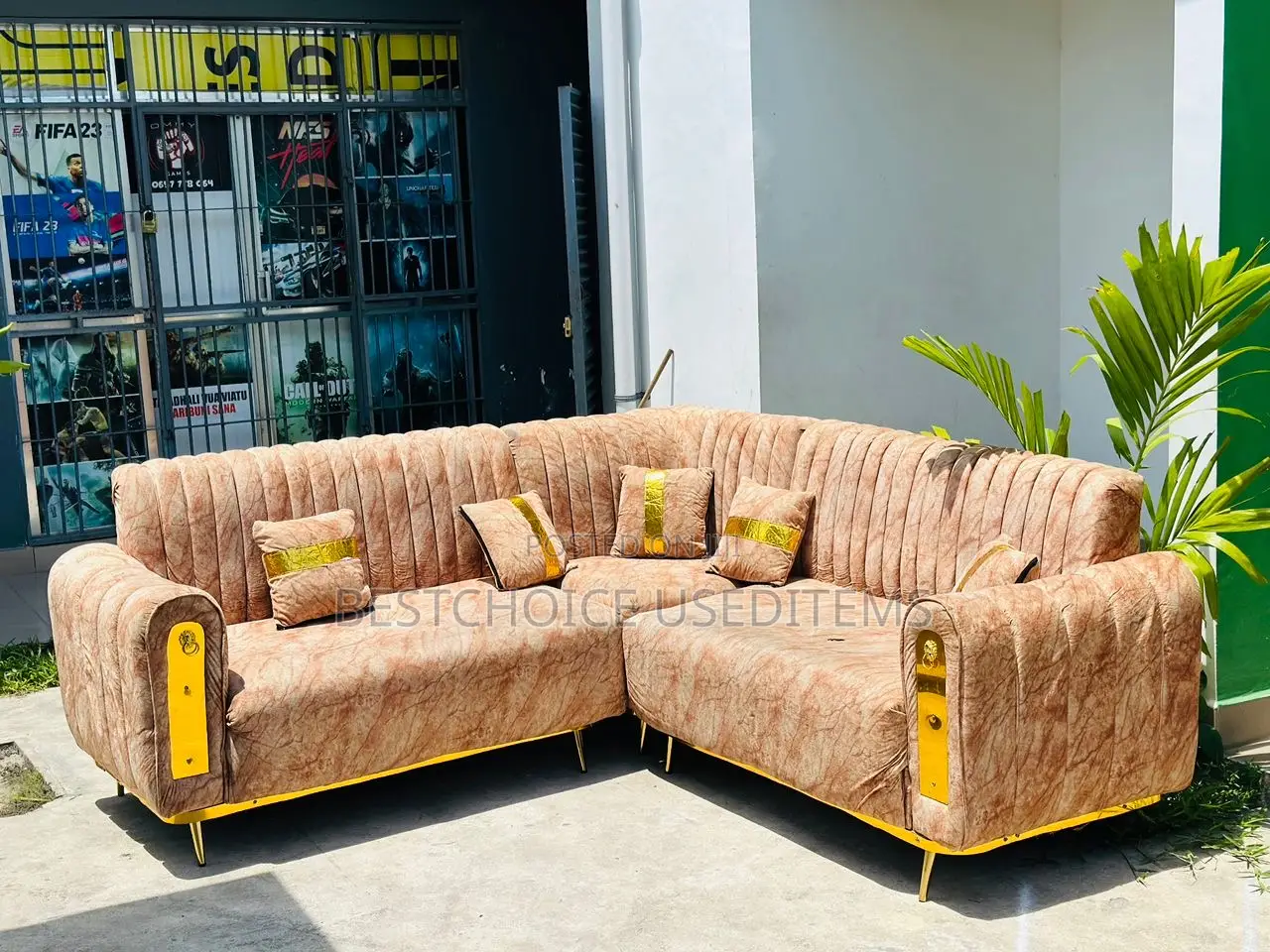 Sofa Set Za L Shape Used Clean Delivery Popote Pale