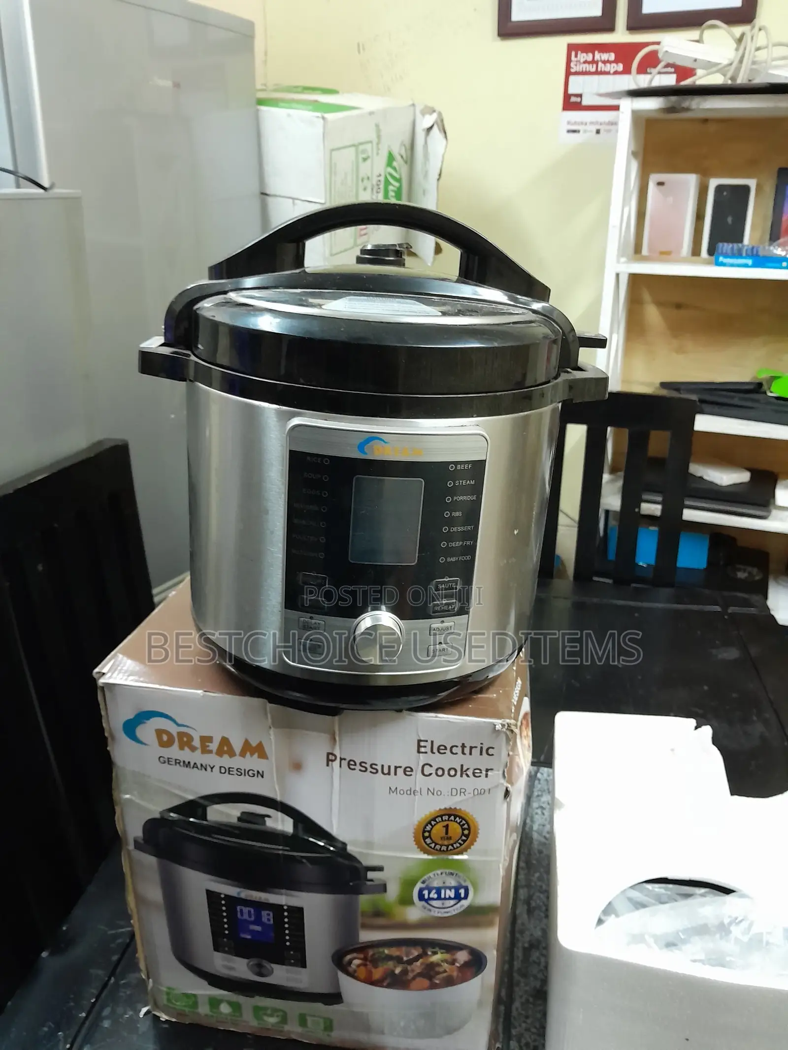 Preasure Cooker Used Like New Imetumika Wik Moja Tu