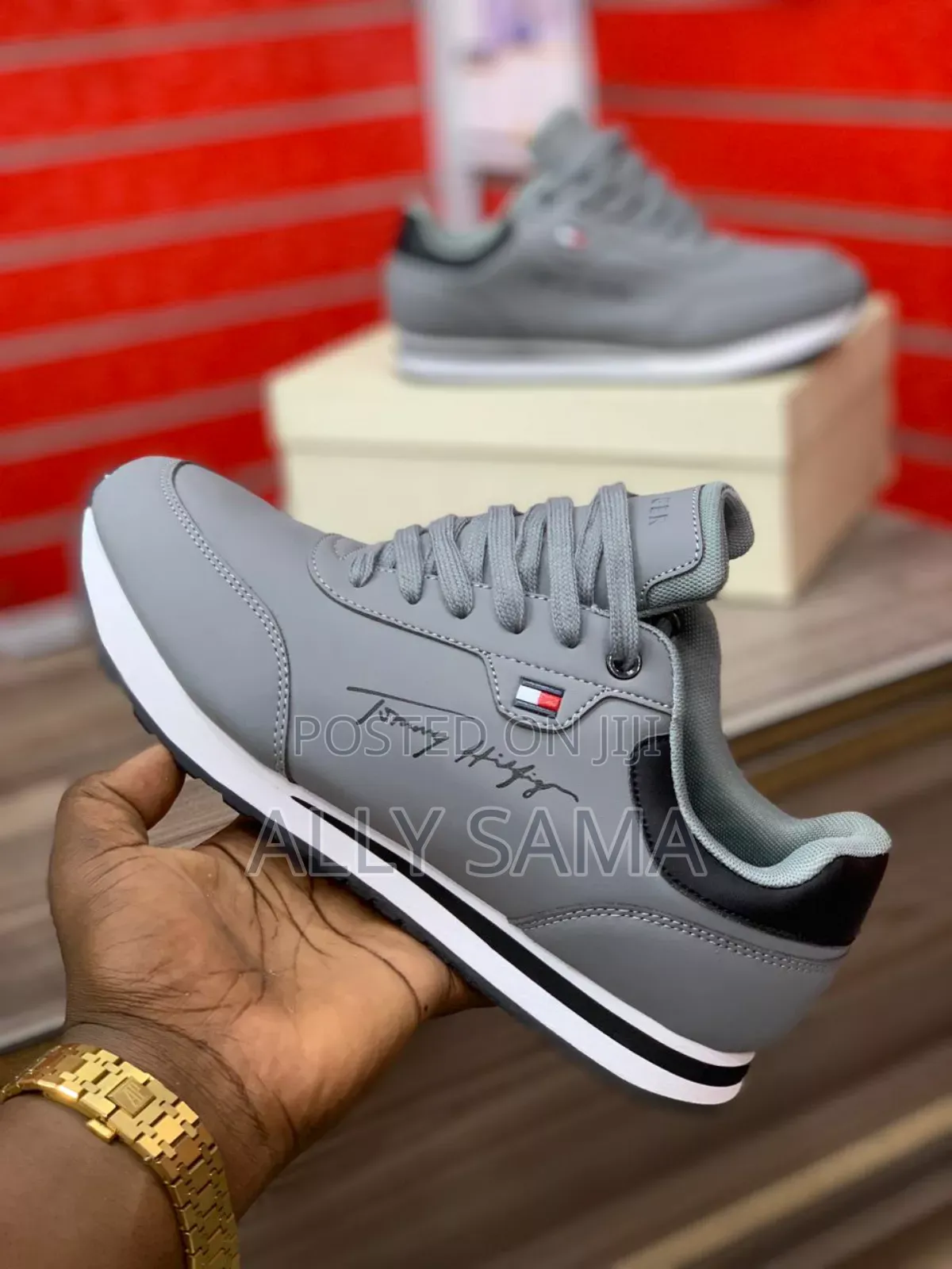 Mens Sneakers Tommy Hilfiger Gray