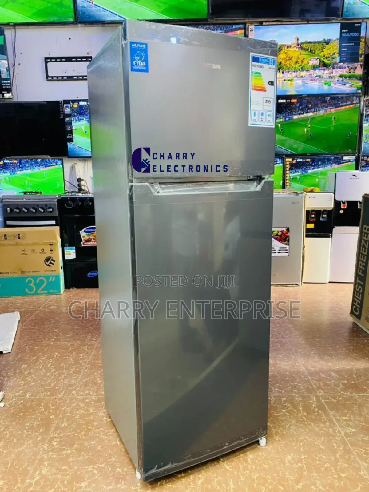 AILYONS High Quality FRIDGE Double/ 2 Doors Top Freezer 210L