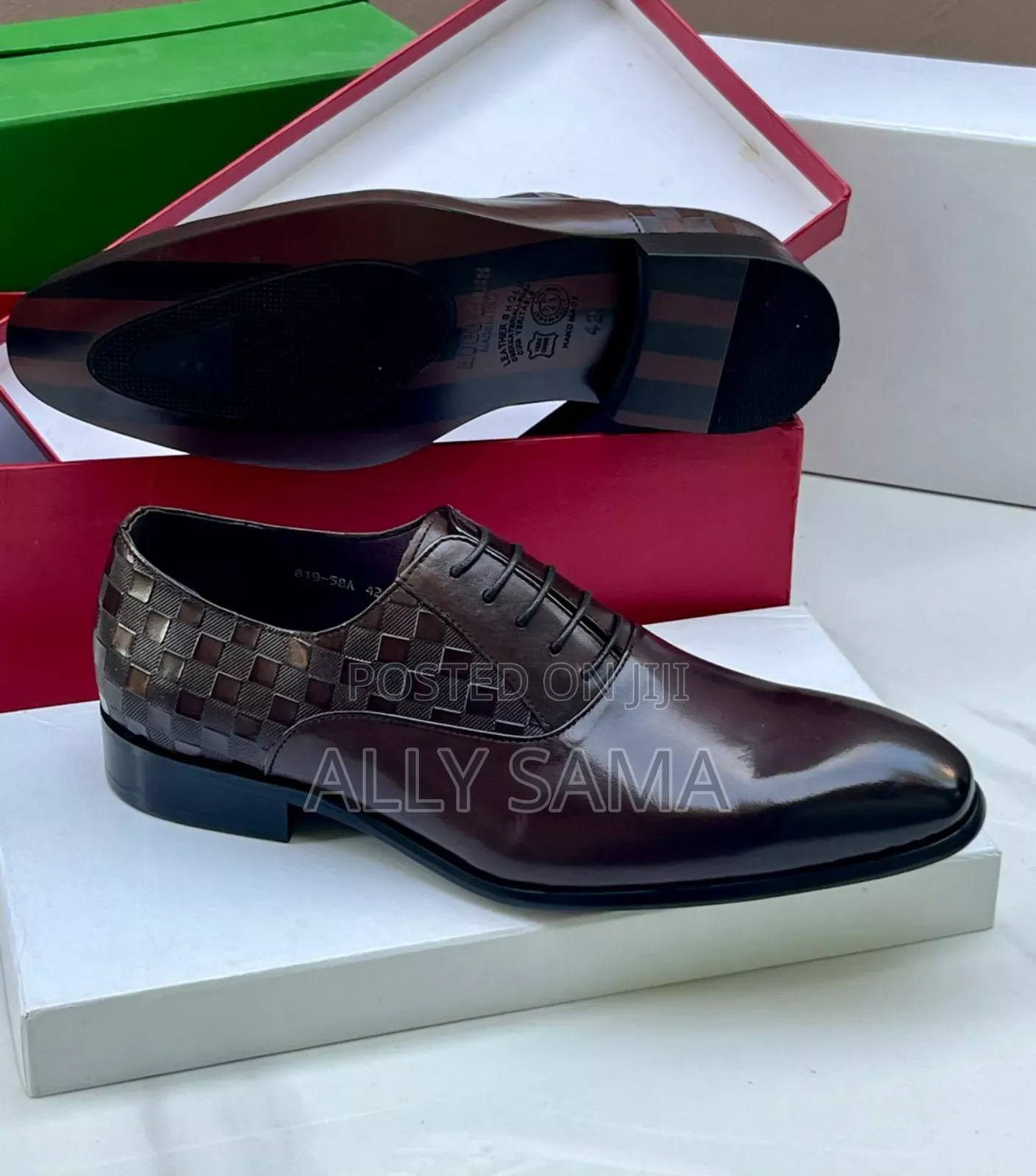 Mens Moccasin Material Leather