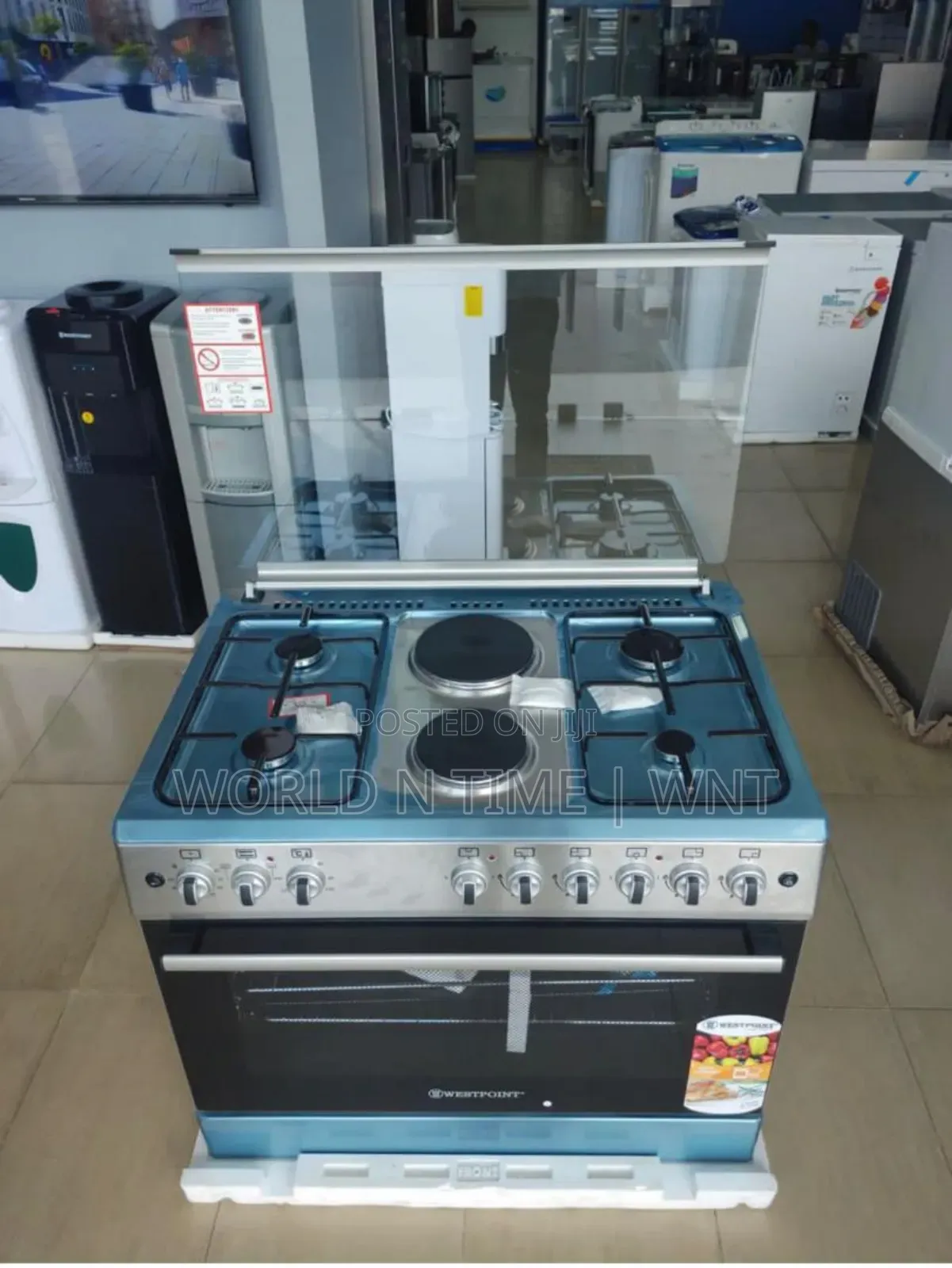 Westpoint Cooker 60x90cm 4 Gas 2 Electric Plates WCER9642E8X