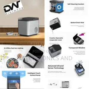 *Digiwave Ice Maker 15kg Ya Kisasa Kabisa