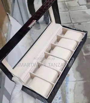6 Slots Watch Case Box For Men Women | Watch Storage Box