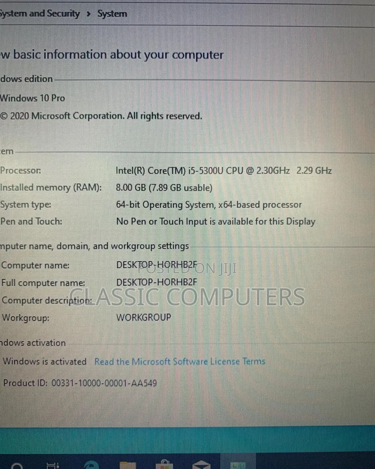 Laptop Dell Latitude 5450 8GB Intel Core i5 HDD 500GB