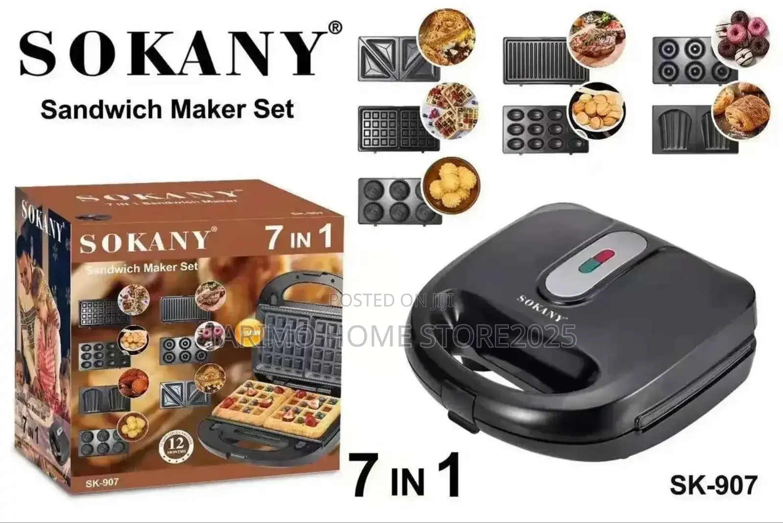 Sokany 7in1 Sandwich Maker