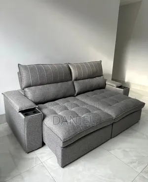 Sofa La Siti Mbili Kubwa Rangi Ya Grey