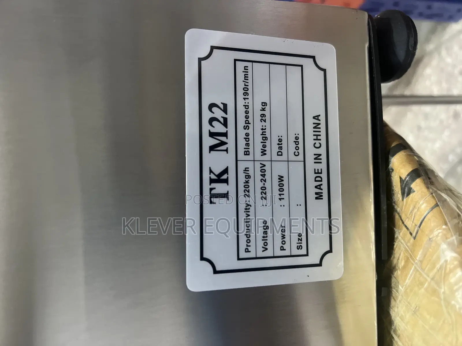 TK M22 Heavy Duty Electric Meat Grinder(220kgs/H)