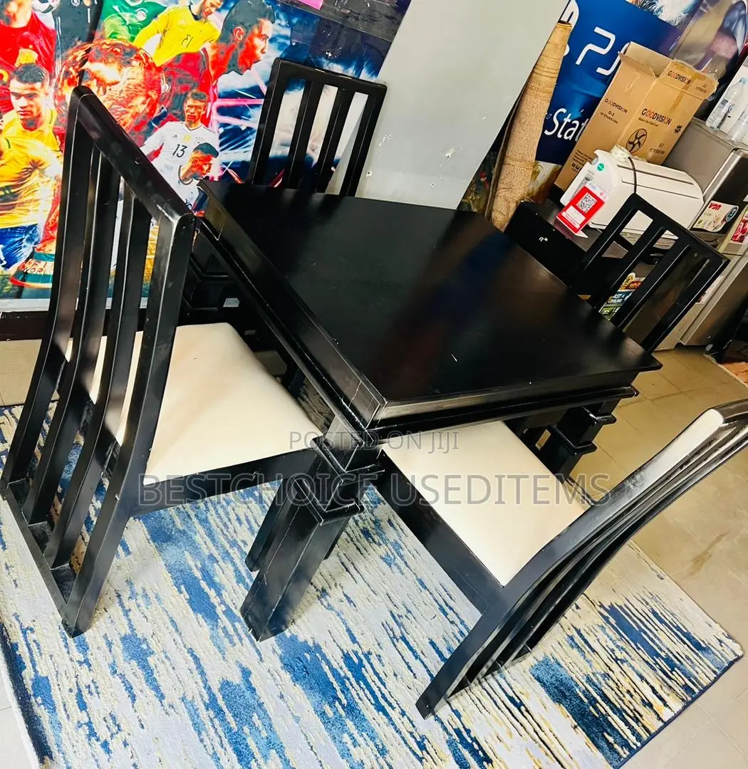 Dining Table Mbao Ngumu Viti Vinne