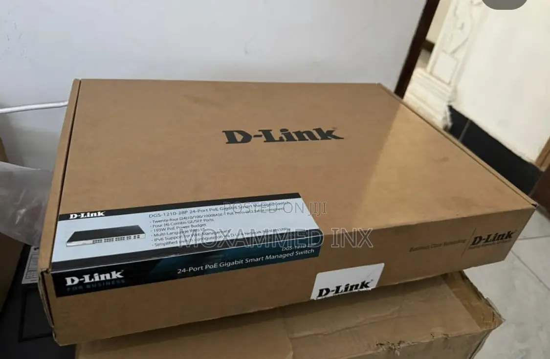 D Link DGS-1210-28P 24-Port Poe Gigabit Smart Managed
