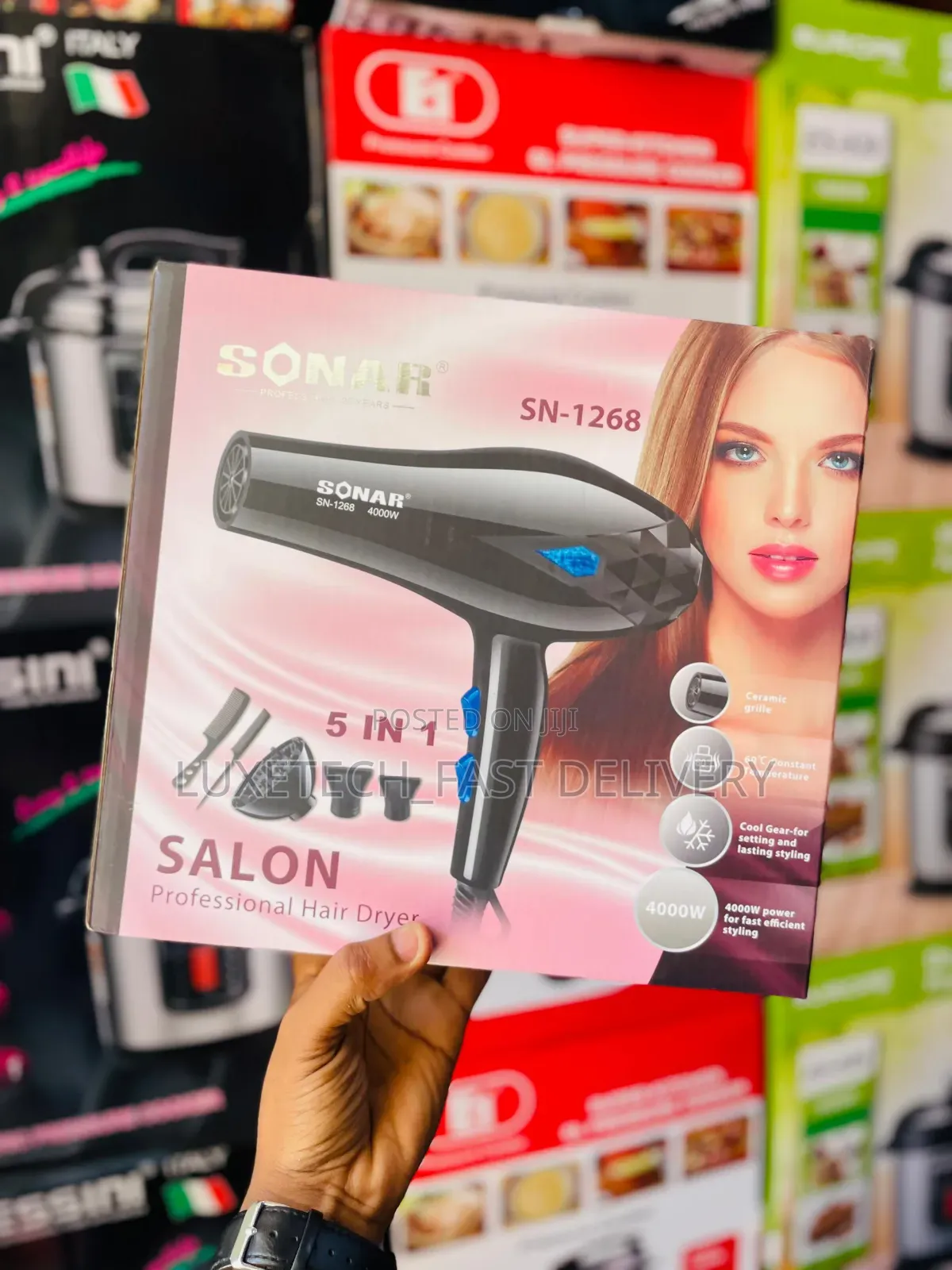 Sonar 5-in-1 Professional Hair Dryer - 4000w