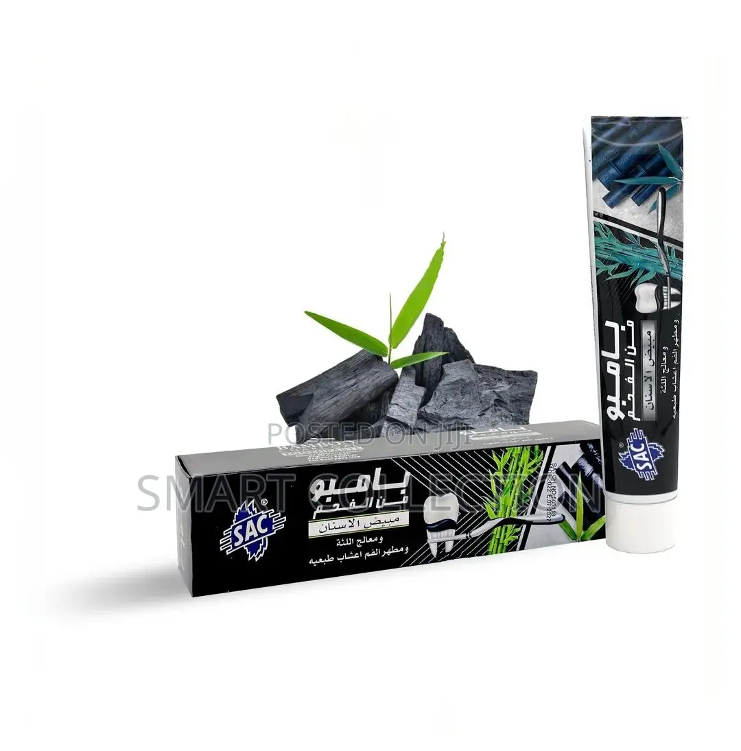 Bamboo Charcoal Whitening Toothpaste Remove Stains Badbreath