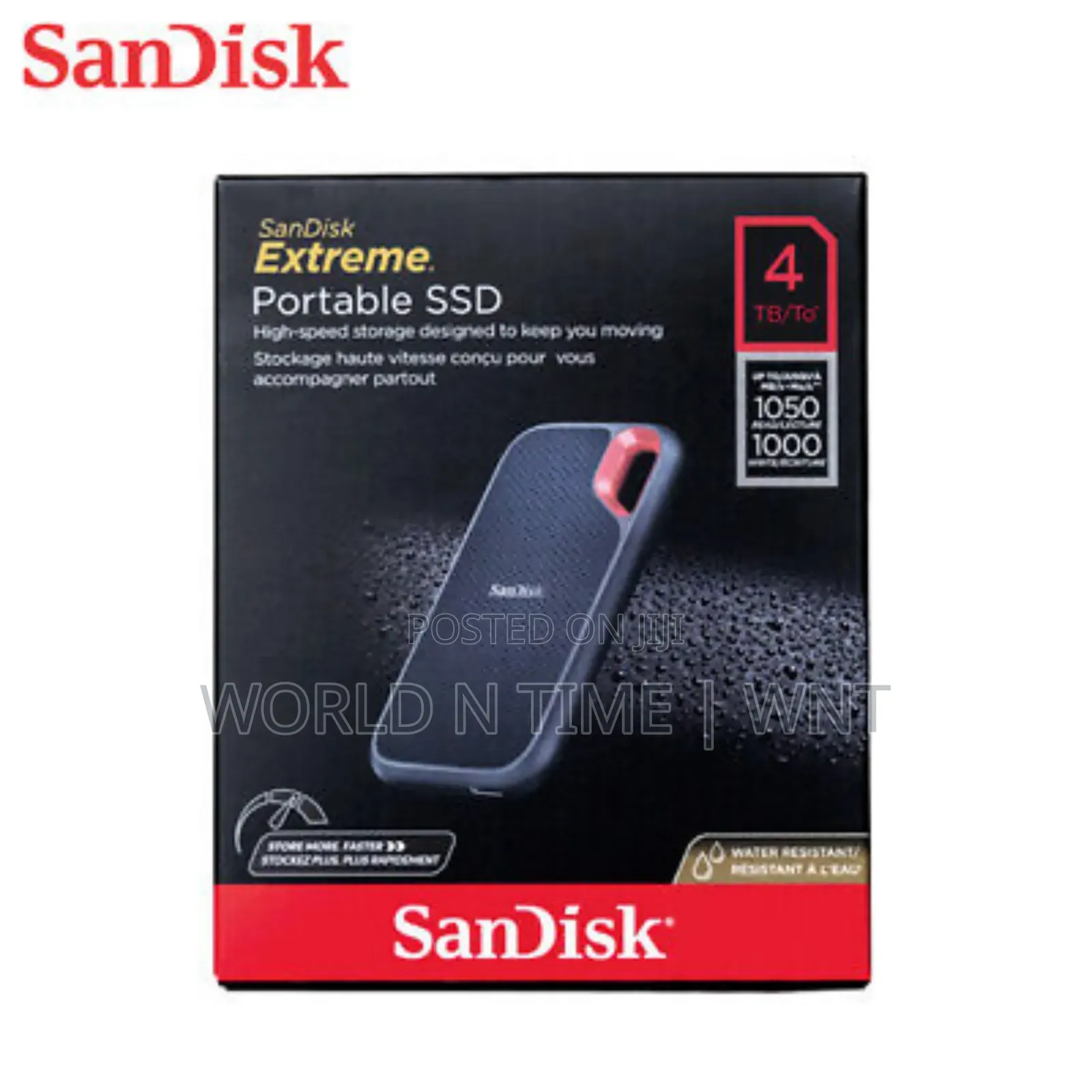 Sandisk 4tb Extreme Portable SSD - Up to 1050mb/S