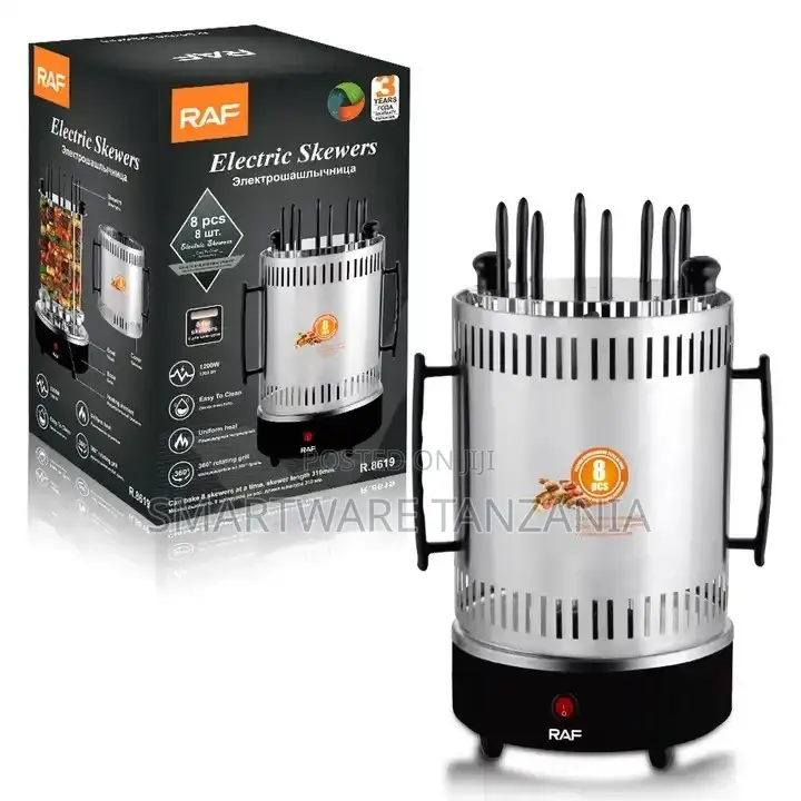 Smokeless Electric Grill Kebab Machine, Free Standing