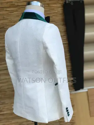 Three 3 PCS White Suits Org