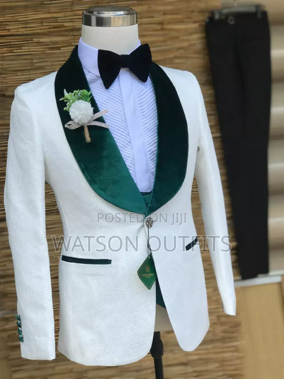 Three 3 PCS White Suits Org