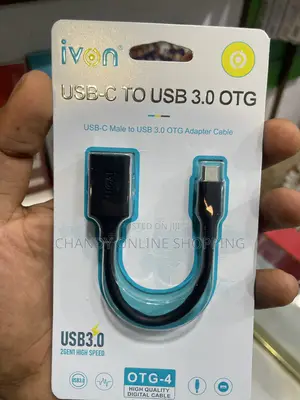 Ivon Type C OTG Cable USB 3.1 Male to USB Type-a Female Adap