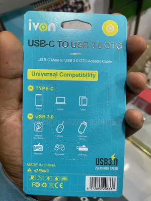 Ivon Type C OTG Cable USB 3.1 Male to USB Type-a Female Adap