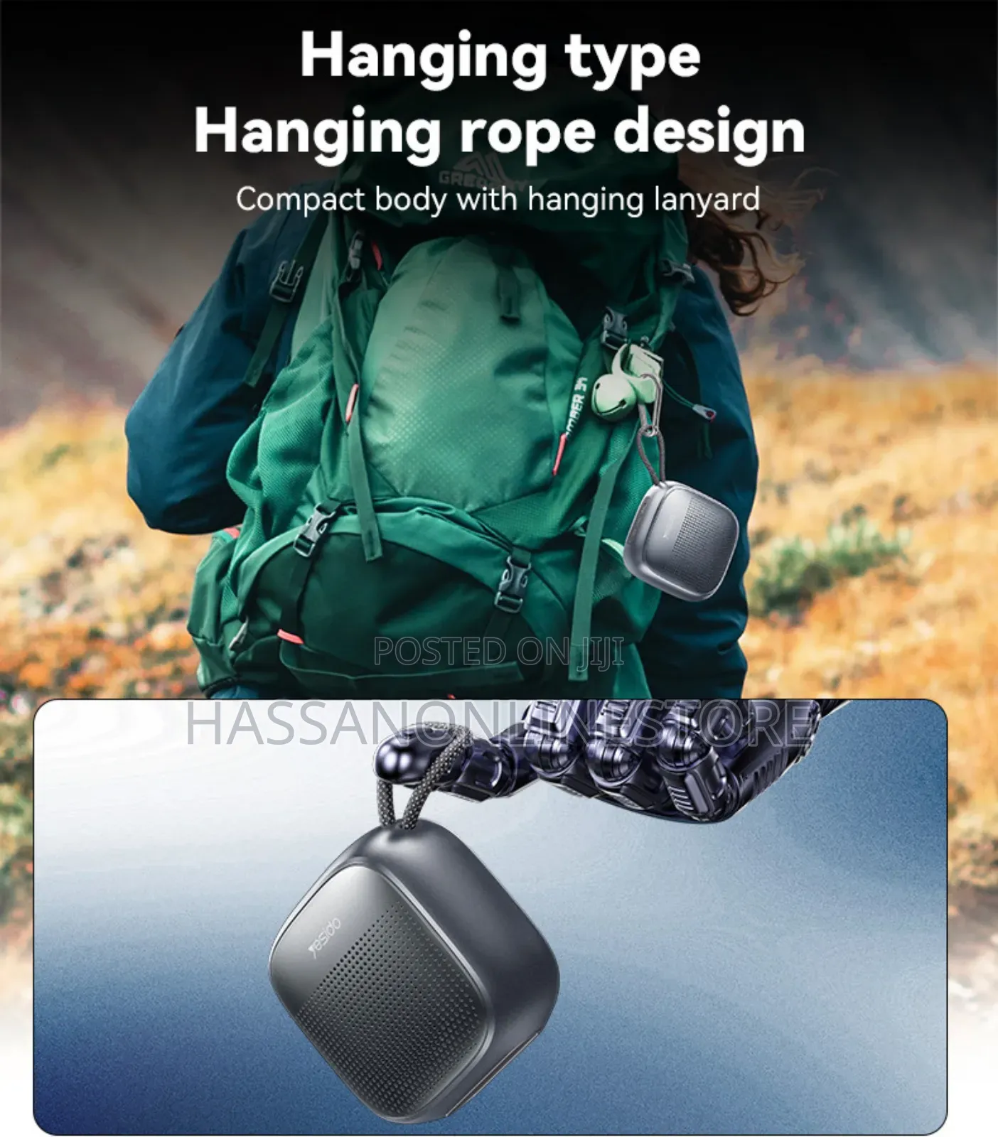 Yesido Ysw24 Mini Body Waterproof and Dustproof Speaker