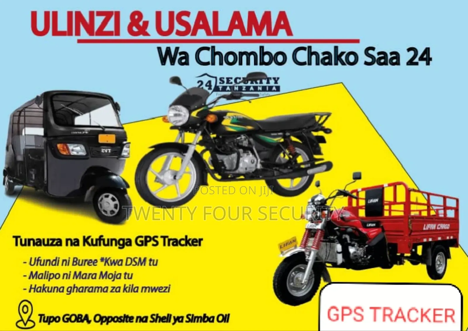 Ulinzi & Usalama Wa Pikipiki/Bajaji