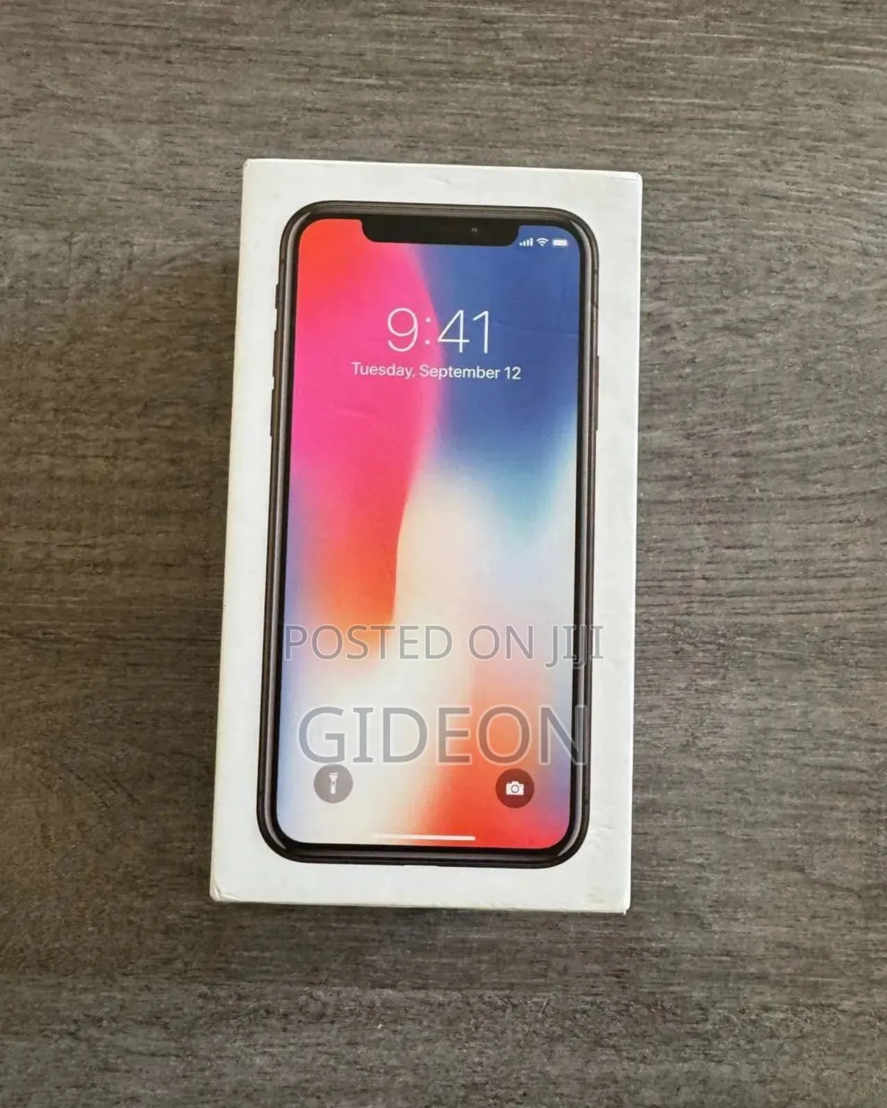 New Apple iPhone X 256 GB Black